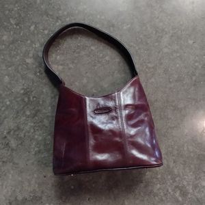 Oroton Mahoghany Leather Hobo Bag